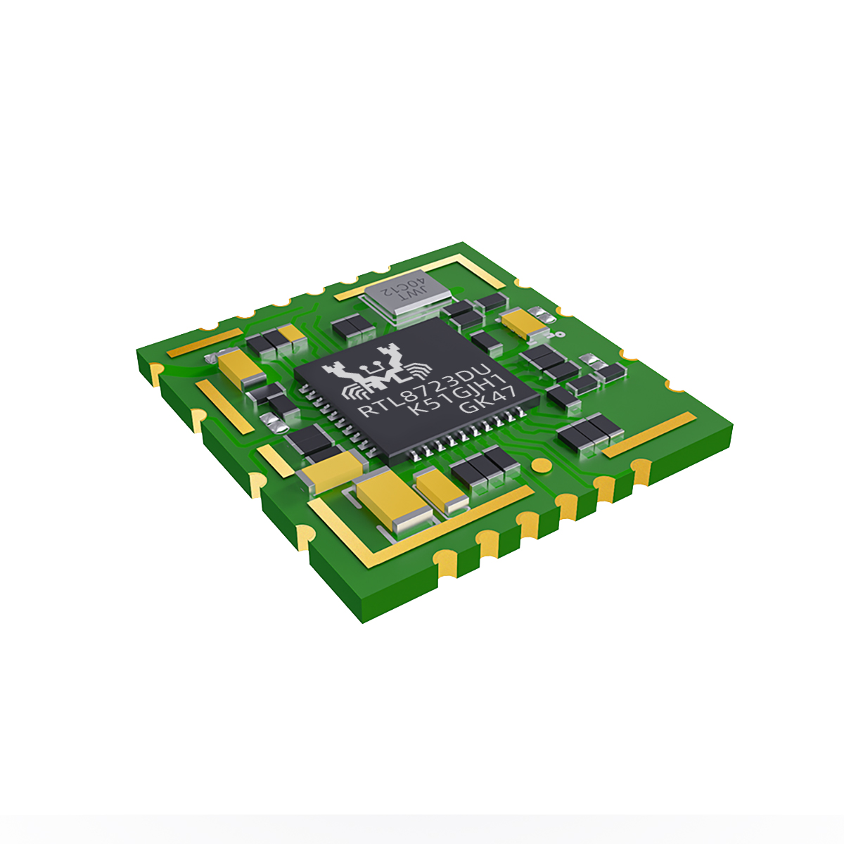 Chip: RTL8723DU 1T1R 150M 12*12mm 2.4G SDIO2.0+UAR