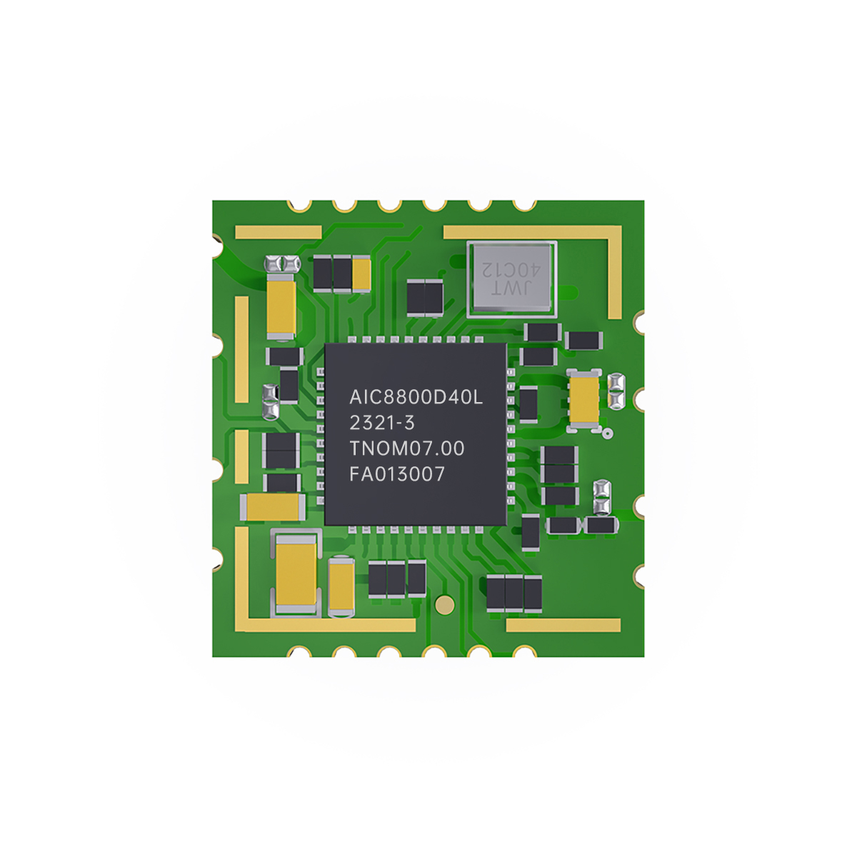 Chip: AIC8800D40L 1T1R USB 2.4G+5.8G 12.2*12.9mm m