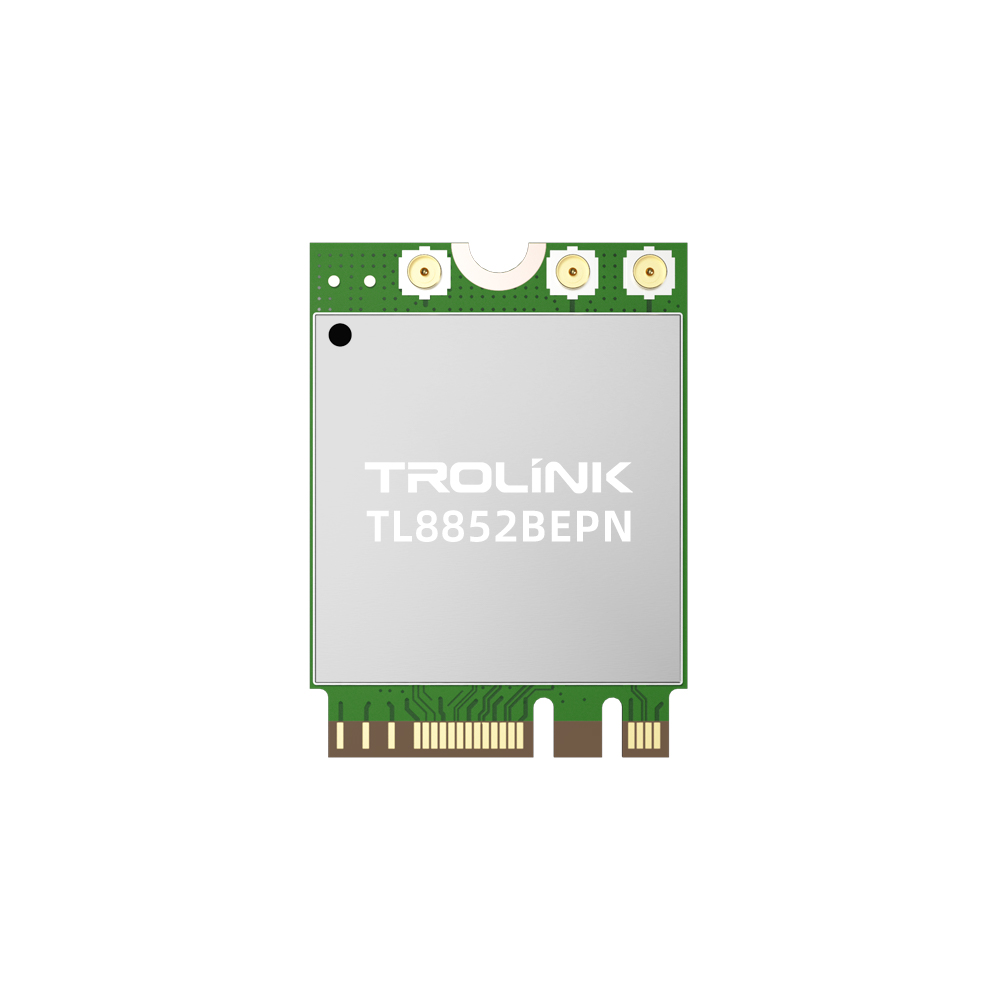 Chip: RTL8852BE 2T2R 2.4+5.8G 1800M USB 22*30*2.3m