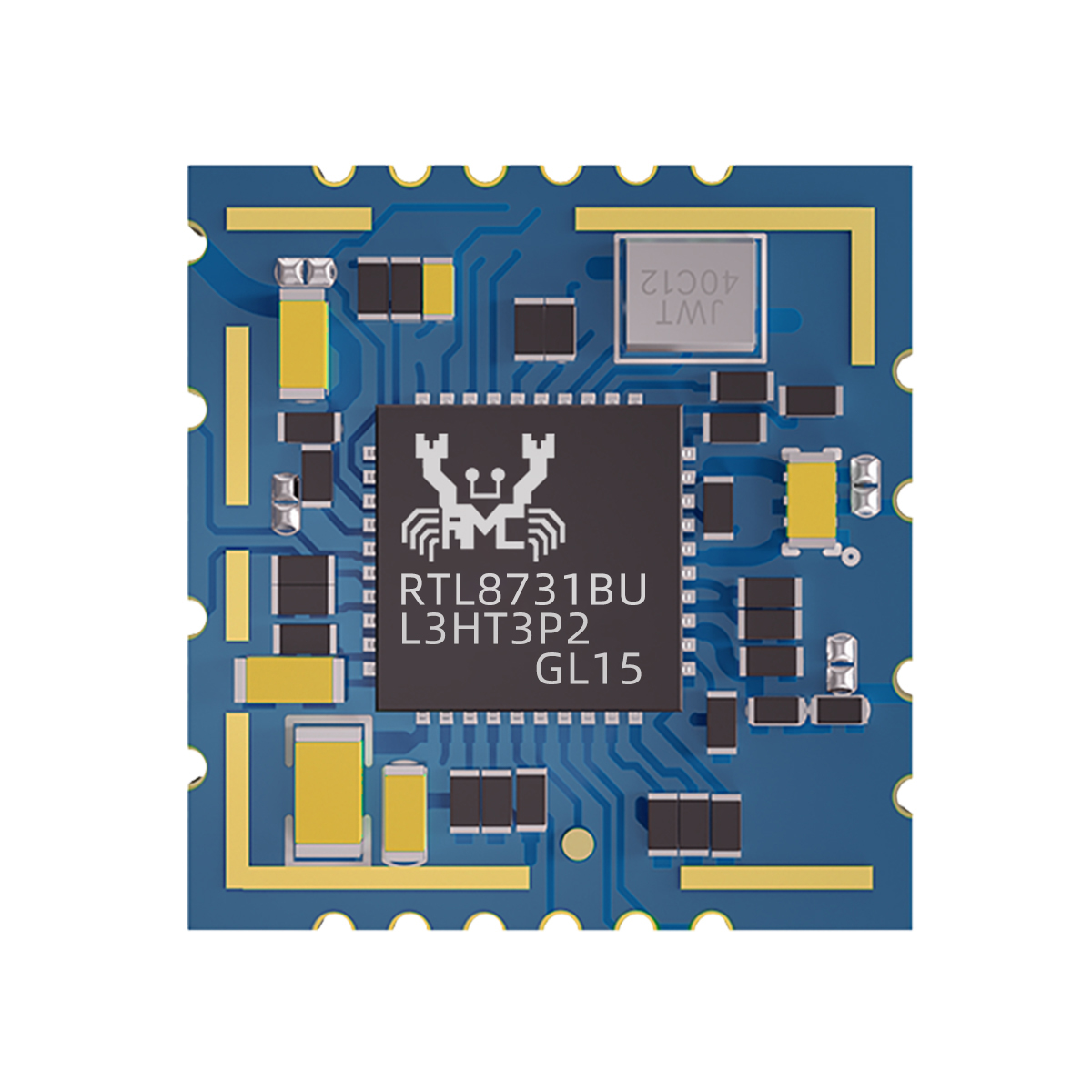 Chip: RTL8731BU 1T1R 2.4+5.8G 150M USB 12.2*12.9mm